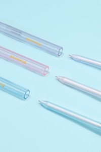 热销塑料促销卡哇伊钢笔0.5毫米韩版钢笔卡通可爱钻石水晶中性笔学校文具 - Product Image 2