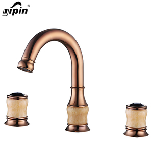 Grifo generalizado de estilo europeo de 8 \ "con vidrio de jade, 2 perillas, mango, baño, baño, inodoro, grifo para uso en dormitorio - Product Image 4