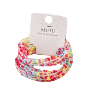 3-Piece <strong>Set</strong> of High-Grade Autumn Winter Hair Ties Sweet <strong>Gradient</strong> Plush Hair Band with Elastic Hair Rope for Girls and Women