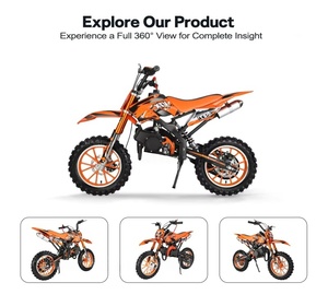 Motos à <span class=keywords><strong>essence</strong></span> miniatures 2 temps 49cc pas chères 2026 pour enfants - Product Image 2