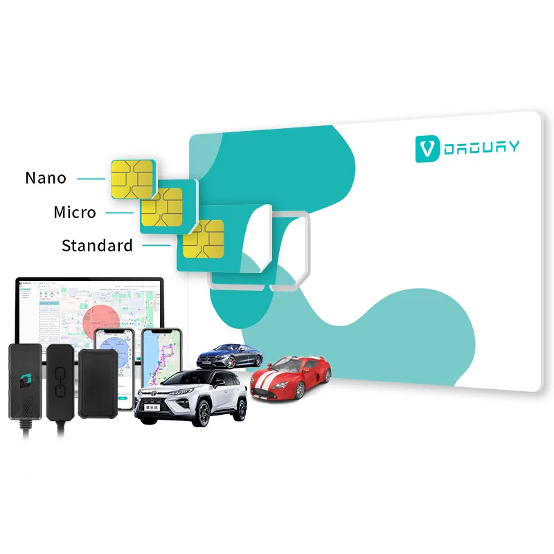 Kartu Sim Data internasional Daovay M2M dengan kartu Sim Internet Iot untuk pelacak Gps