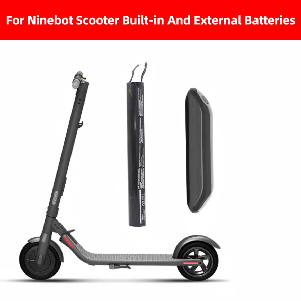 ninebot by SEGWAYキックボード　バッテリー Amazon.co.jp: 電動キックスクーター外部バッテリー、5000mAh