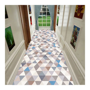 Couverture de couloir mesin bunga marron pour la decoration de la maison resistant et lavable en machine - Product Image 2