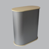 Panneau composite en bois haute densité pour affichage publicitaire, avec fixation velcro, panneau de protection creux, table de promotion pour salon professionnel