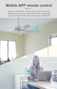 L8-HF Smart Life WiFi Mesh Dokunmatik Panel 10A Cam Akıllı Fan Anahtarı AB - Product Image 3