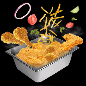 <span class=keywords><strong>Friteuse</strong></span> électrique commerciale à deux cuves, <span class=keywords><strong>double</strong></span> panier, en acier inoxydable, 9000W, pour poulet et frites, 8l+8l, température réglable - Product Image 5