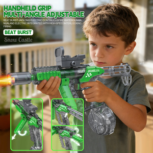 Pistolet à eau électrique automatique haute puissance pour enfants, jouet de tir aquatique populaire à longue portée pour l'été en extérieur - Product Image 4