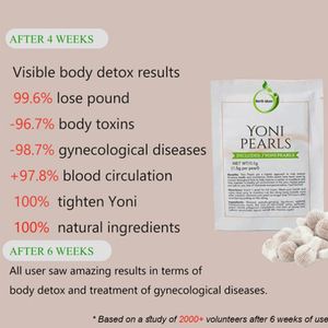 10 pièces pack North Moon vente en gros 100% Original Yoni perles détox point propre yoni détox perles à base de plantes <span class=keywords><strong>tampon</strong></span> bien-être - Product Image 3