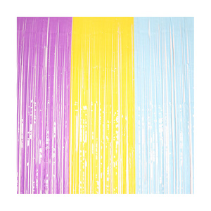 <span class=keywords><strong>Fest</strong></span> Party Event Decoración 2 metros de largo Arco Iris Foil Cortina Telón de fondo Fringe Borlas Cortina - Product Image 1