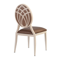 Nouvelle Chaise de Salle à Manger Rembourrée de Luxe Moderne pour Mariages Chinois, Hôtels, Restaurants et Événements