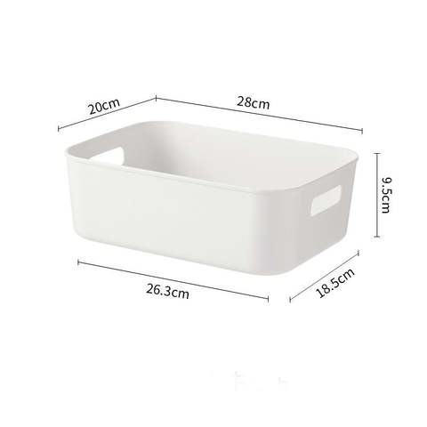 Desktop Storing Container Rectangular Storage Basket Portable Uncovered Sundries Snack Storage Box