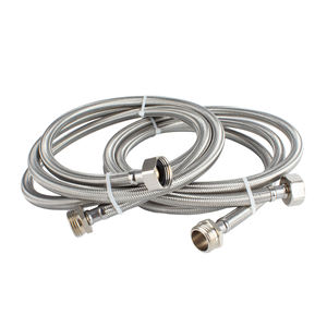 Raccords en acier inoxydable tressé <span class=keywords><strong>F</strong></span> 3/4 Rondelle Tuyau étanche pour buanderie - Product Image 1