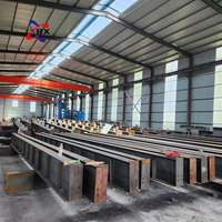 Estructura de Acero en Forma de H Laminada en Caliente, Edificio Industrial Prefabricado, Servicios de Soldadura, Corte y Doblado para Fábrica/Taller, Q235
