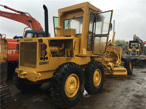 Niveleuse Komatsu GD661A d'occasion de haute qualité avec moteur CAT, lame renforcée et ripper – Durabilité exceptionnelle pour travaux lourds - Product Image 2
