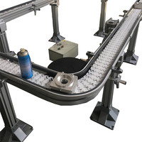 Convoyeur à chaîne en plastique flexible de qualité alimentaire pour l'industrie de la boulangerie et de la transformation de collations