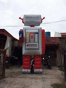 شخصيات كرتونية عملاقة قابلة للنفخ بطول 20 قدمًا مصنوعة من البي في سي أو النايلون حسب الطلب - Product Image 4