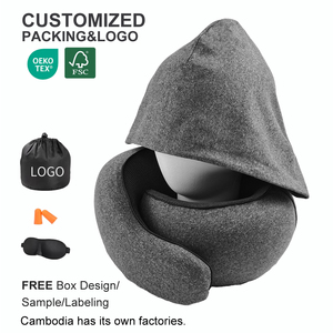 Xu Hướng Sản Phẩm 2025 New Arrivals Tùy Biến Bộ Nhớ Bọt Hình Chữ U Gối Thoáng Khí Mềm Mại Cổ Bọc Hỗ Trợ Du Lịch Gối - Product Image 1