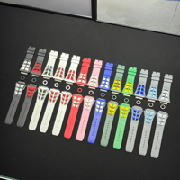 Le dernier bracelet en caoutchouc fluoré de luxe haut de gamme 52-05 Shark Fin, avec option de personnalisation du bracelet