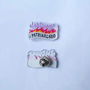 Pins acrílicos transparentes personalizados para merchandising - Product Image 1