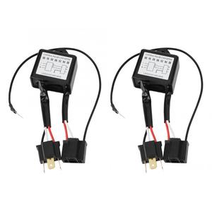 Skyearth <b>H4</b> LED Conversion Controller Decoder 12V 24V Headlight Adapter Black Plastic Warning Canceller Kit for Universal Car - Product Image 4