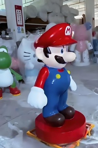 Figurines de Mario <span class=keywords><strong>en</strong></span> résine de fibre de verre grandeur nature personnalisées, série de cadeaux, figurines d'action Mario Bros de qualité supérieure pour la décoration intérieure des magasins - Product Image 5