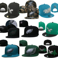 Casquette ajustée avec logo personnalisé brodé en 3D, 100% coton Oxford, 6 panneaux, style hip-hop, baseball, sport de plein air, streetwear