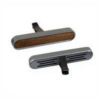 Diffuseur de parfum pour voiture à clipser sur grille d'aération, flacon vide en bois avec verre