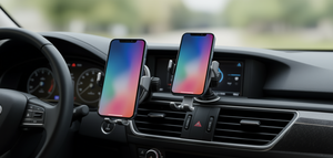 Supporto per Telefono da Auto con Montaggio sul Cruscotto, Rotazione a 360 Gradi, in Plastica e Metallo - Product Image 2