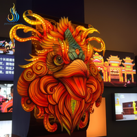 Großes Fabrik-Angebot: 12 Tierkreiszeichen-Laternen-Set, Traditionelle Chinesische Seidenlaterne für Neujahrs-Lichtshow