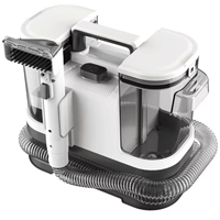 Nettoyeur portable eau et poussière, aspiration puissante, nettoyage en profondeur multi-surfaces, réservoir d'eau amovible, sans sac, pour hôtels, voitures et tapis