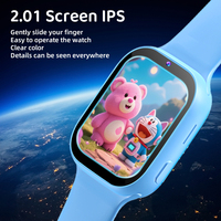 Reloj Inteligente Infantil Cuadrado de Plástico con GPS+WiFi, Videollamadas 4G, Tarjeta SIM, Resistente al Agua IP67, Pantalla IPS y Voz