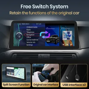 준선 무선 카플레이 안드로이드 자동차 자동차 라디오 BMW F10 F11 2011-2017 CIC NBT 시스템 4G LTE WIFI GPS 멀티미디어 터치 스크린 - Product Image 5