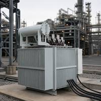 Transformateur immergé dans l'huile, hermétiquement scellé, à enroulement en cuivre, refroidissement OFAF, haute qualité, personnalisé S11, 6,6 kV, 500 kVA