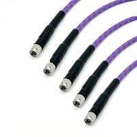 Câble de test coaxial blindé VST 2,4 mm M-F DC-50 GHz, haute précision, phase stable, pour micro-ondes (PTFE/FEP 50 Ohm, longueur 1 m)