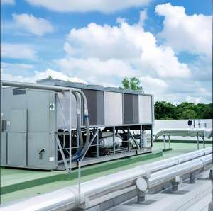 50吨高效自动节能工业螺杆式冷水机组用于型材吹塑热回收 - Product Image 5