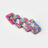 Miroir de poche pliable Winway, style dessin animé, compact, pour femmes, miroir de maquillage double face, best-seller
