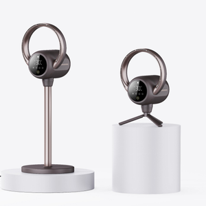 พัดลมตั้งพื้น 2 in 1 9 ระดับความเร็ว พร้อมรีโมท พกพาได้ ใช้ในบ้าน พัดลมไร้ใบพัด <span class=keywords><strong>ฟอก</strong></span><span class=keywords><strong>อากาศ</strong></span> - Product Image 2