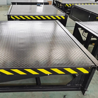 Rampe de quai hydraulique entièrement automatique 6-15T, plateforme de chargement et de déchargement de marchandises à économie de main-d'œuvre