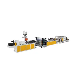 China Zachte Pvc Film Productielijn Plastic Pvc Decoratieve Film Extrusie Machine Pvc Plaat Machine