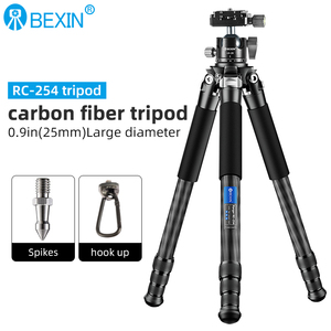Bexin trípode de cámara profesional aleación de aluminio algodón flexible horizontal bajo <span class=keywords><strong>centro</strong></span> de gravedad pan Tilt soporte de fotografía - Product Image 2
