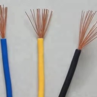 Câble électrique industriel en cuivre nu isolé PVC pour câblage de bâtiment 1,5 mm 2,5 mm 4 mm 6 mm