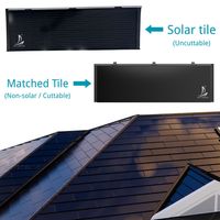 Structure de montage modulaire facile en verre trempé avec cadre métallique robuste pour bâtiments, panneau solaire BIPV pour toiture avec accessoires