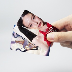 การ์ดสะสมพลาสติกโฮโลแกรม Kpop แบบกำหนดเอง โปสการ์ด Kpop PVC สินค้าของที่ระลึกไอดอล โฟโต้การ์ด Lomo ฮิปฮอป - Product Image 2