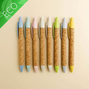 Venta Directa de Bolígrafos Ecológicos y Biodegradables de Paja de Trigo, Bolígrafo Promocional con Logotipo - Product Image 2