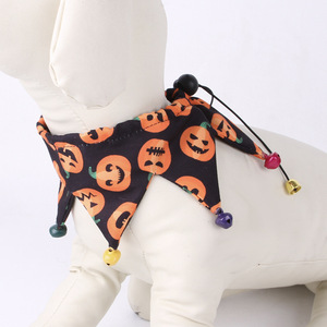 Verano invierno primavera mascota disfraz Halloween sombrero bufanda conjunto esqueleto calabaza gato capa sombrero para mascotas - Product Image 6