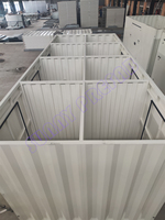 Casier à huit portes démontable cloison de construction rapide divisée assembler conteneur de stockage portable empilable unités de stockage en libre-service