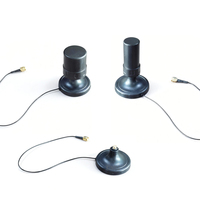 Antena GPS/GNSS de Alta Precisión para Dron, Vertical, Cuádrifilar, con Base Magnética, Cable RG174, Conector SMA, 58x28mm, 2mm de Fase