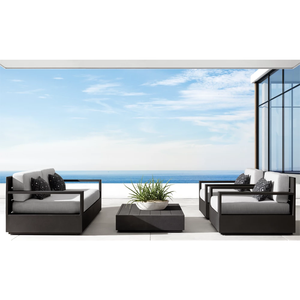 <span class=keywords><strong>Canapé</strong></span> <span class=keywords><strong>de</strong></span> <span class=keywords><strong>jardin</strong></span> en aluminium <span class=keywords><strong>de</strong></span> style moderniste <span class=keywords><strong>avec</strong></span> structure ouverte - Product Image 1