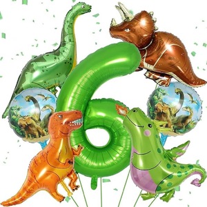 Giant Fire-Breathing Inflatable Dinosaur Number <strong>2</strong> <strong>Balloon</strong> 40 Inch Helium Foil Mylar Birthday Party Decoration - Product Image 5