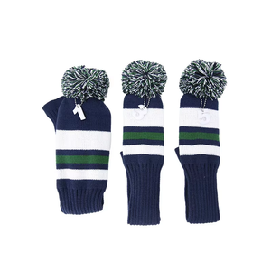 Dericsson Knit Custom Golf Club <b>Head</b> <b>Covers</b> 3 Pcs Set Driver & Fairway HeadCovers Protective Golf Club Accessories - Product Image 6